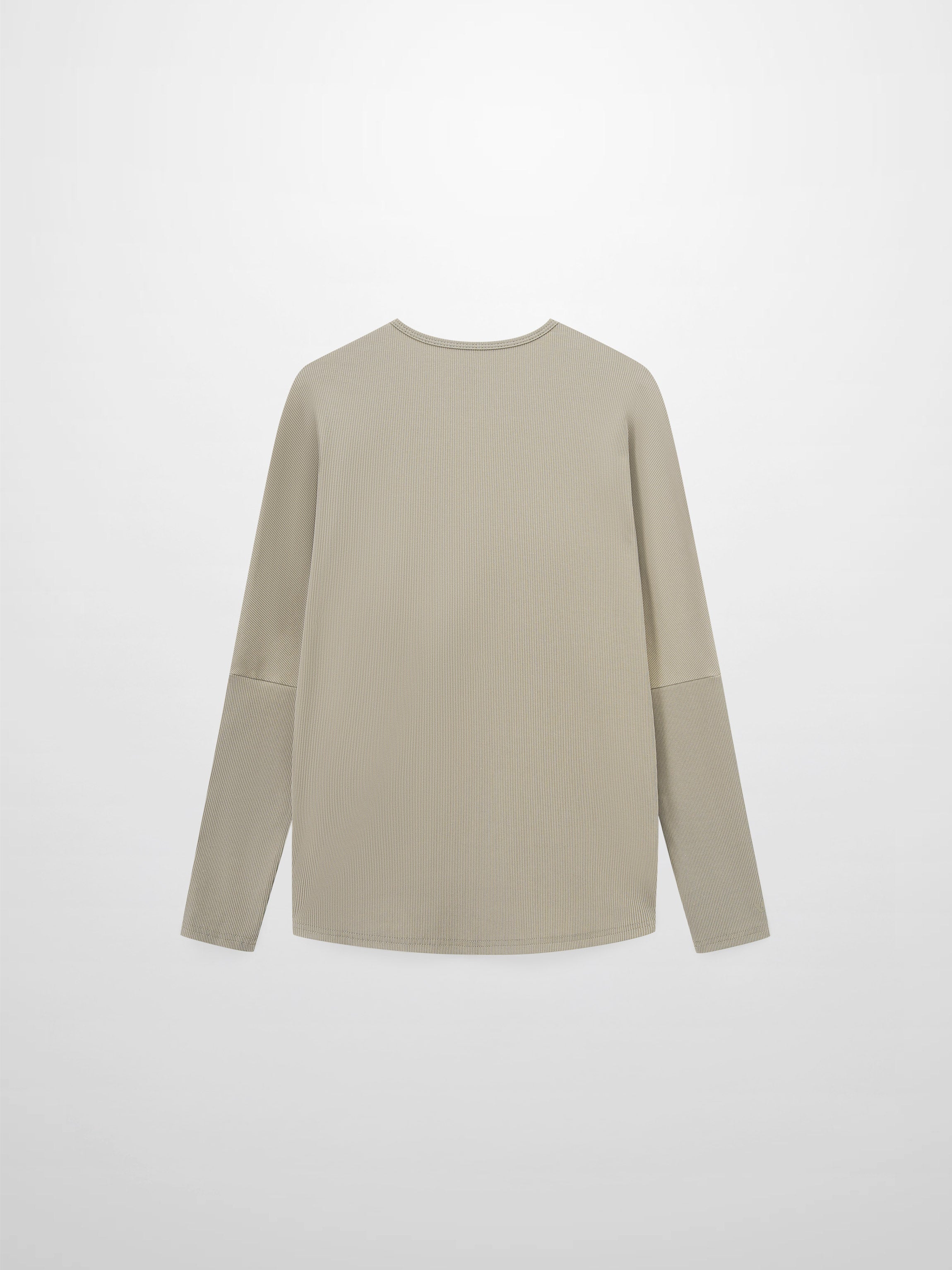 Crew Ribbed Dolman-Muted Olive