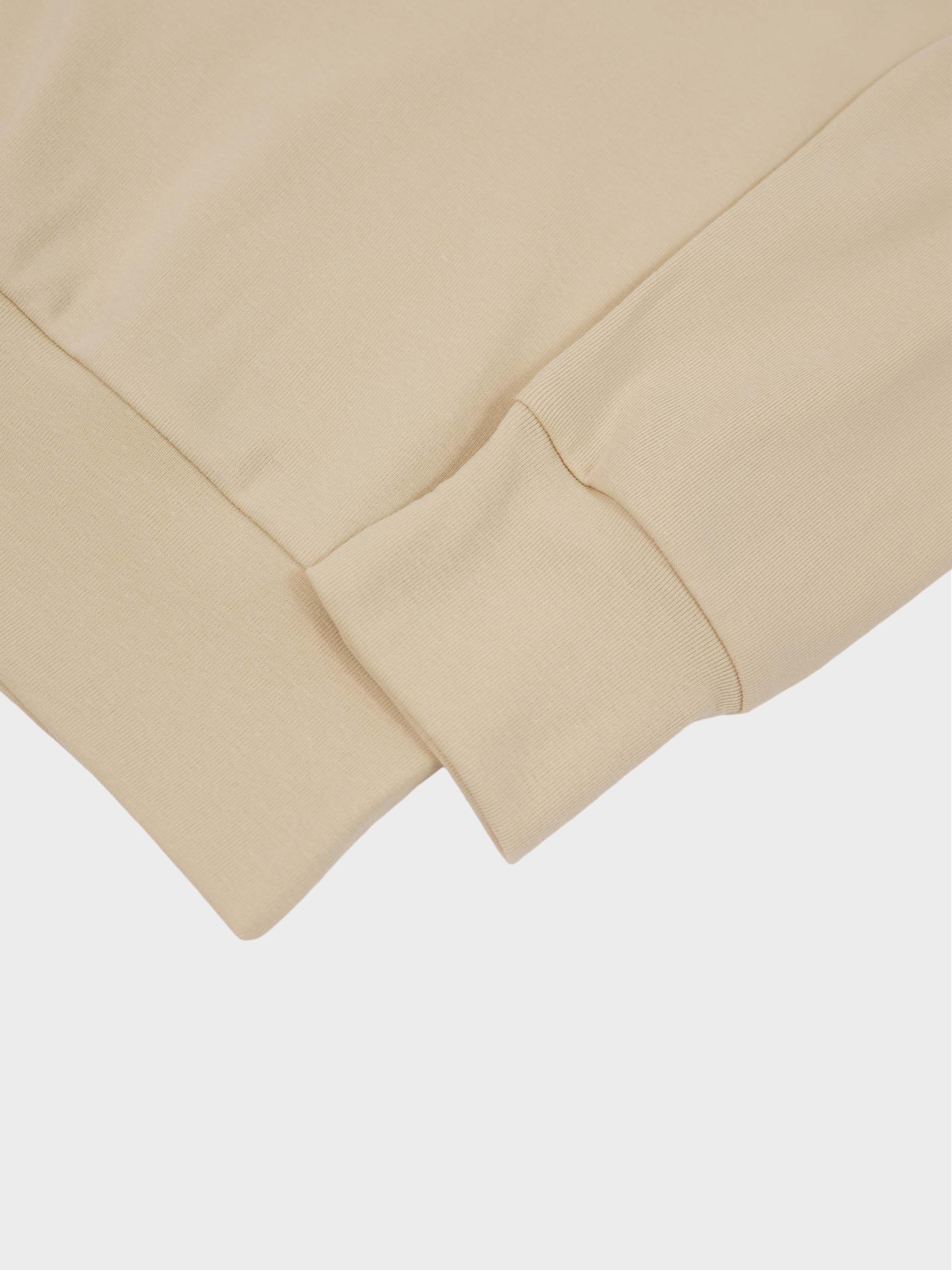Varsity Bomber-Cream/Green