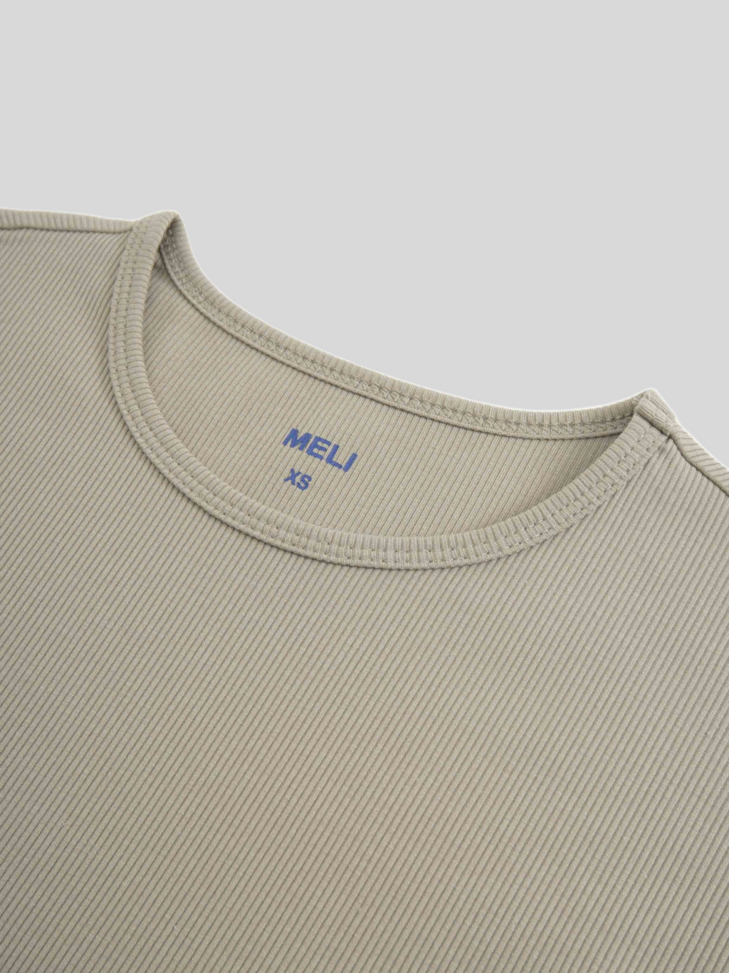 Crew Ribbed Dolman-Muted Olive
